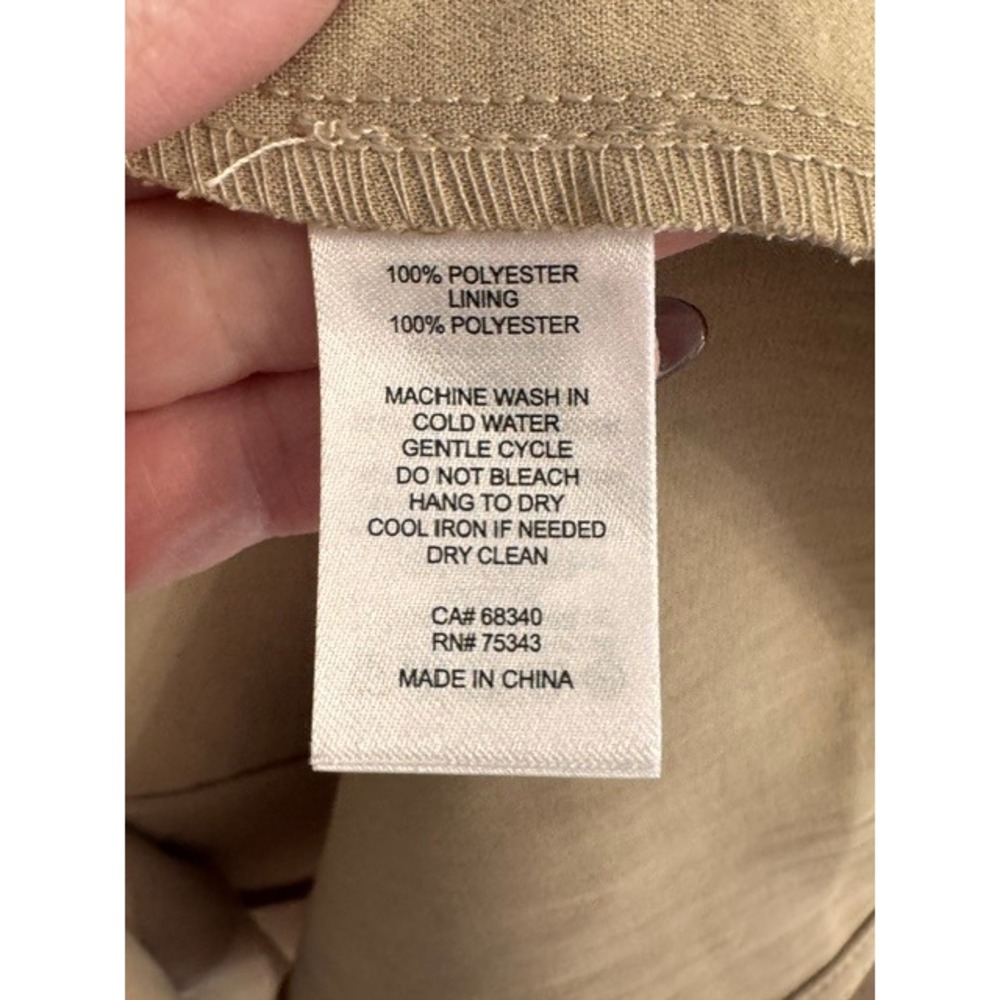 Joie Tan Beige Sleeveless Scoop Neck Midi Dress with Pockets Size 4 NWT - Picture 8 of 8